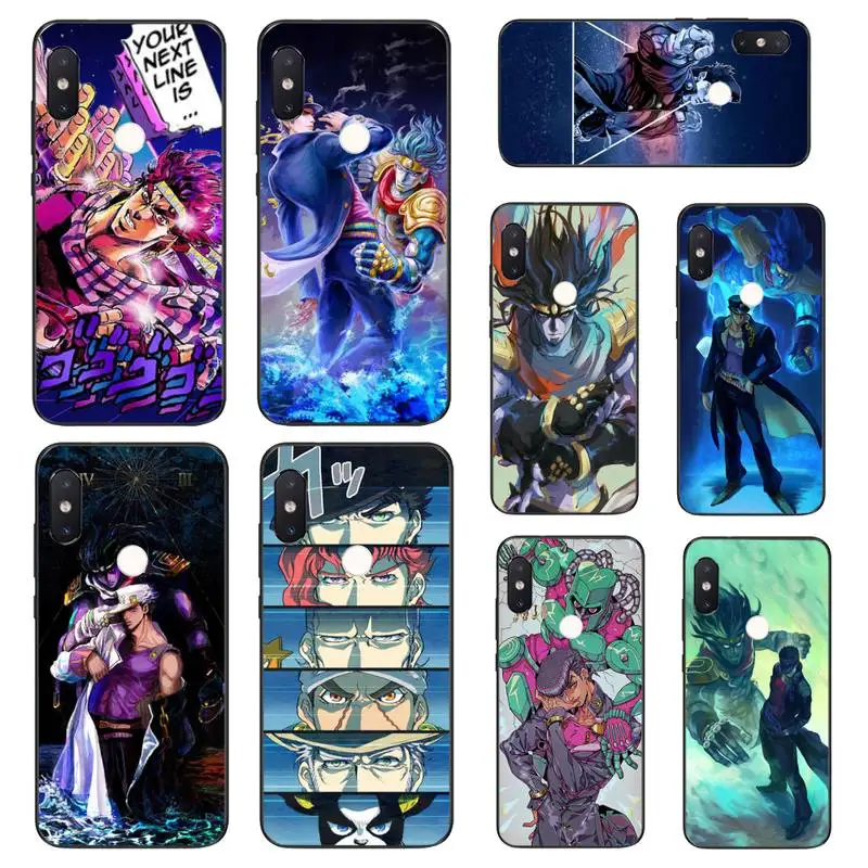 

YNDFCNB JoJo's Bizarre Adventure Phone Case Cover For Xiaomi Mi8 9 10 9T 5 6 A1 A2Lite 9SE 8SE Mi8lite Mix2 Max3 F1