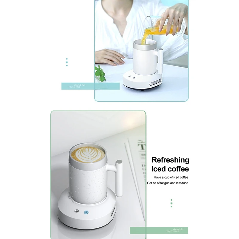 

Quick-Cooling and Quick-Hot Water Cup Car Hot and Cold Cup Office Iced Beverage(US Plug)