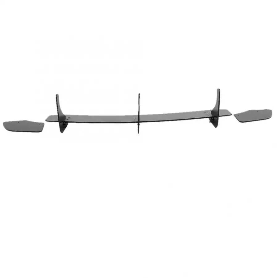 Матовый черный Автомобильный диффузор для заднего бампера с боковыми