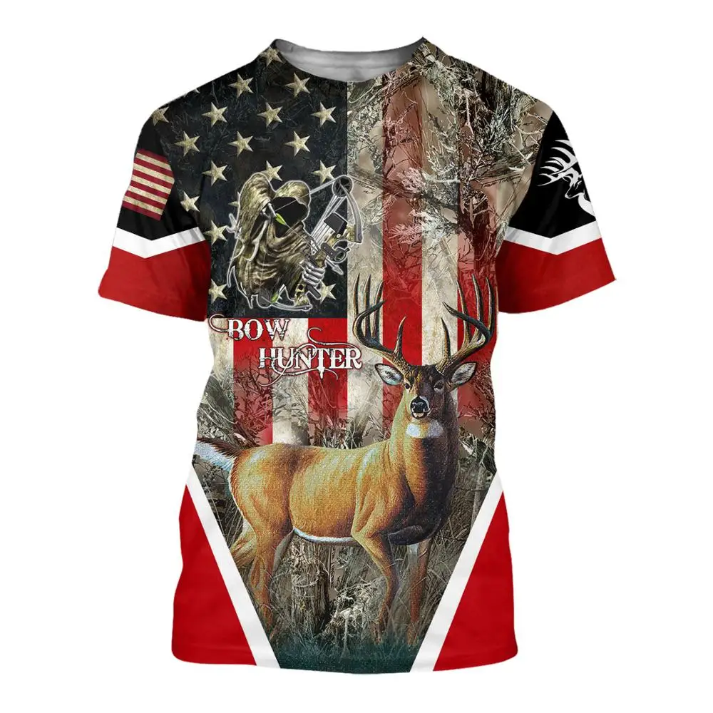 Прямая поставка летняя новая модная футболка с животным принтом мужская и