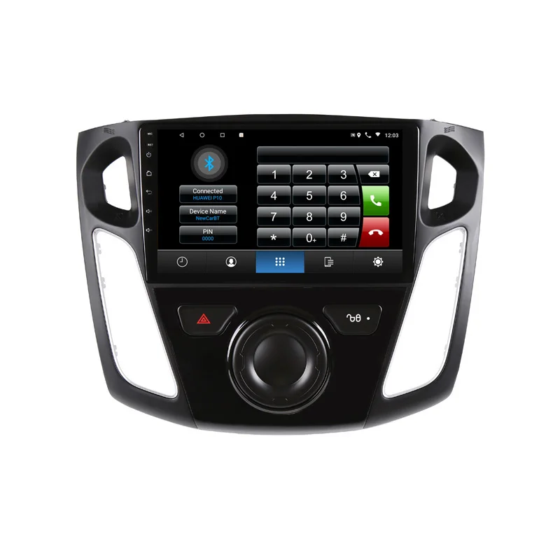 9" 4G RAM 8 cores Android Car DVD GPS Navigation For Ford Focus 2012 2013 2014 2015 audio stereo car radio headunit bluetooth |