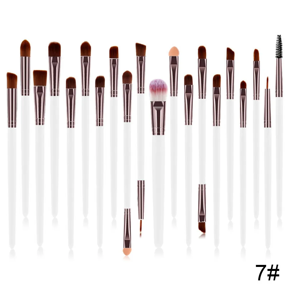 Набор кистей для макияжа 20 шт. тени век пудра подводка глаз ресницы Кисть губ