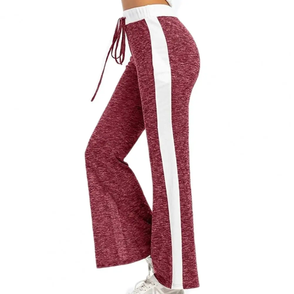 

Loose Woman Pants Trousers Soft Cotton High Waist Drawstring Wide Leg Flare Pants for Women Dance Pants Long Trousers
