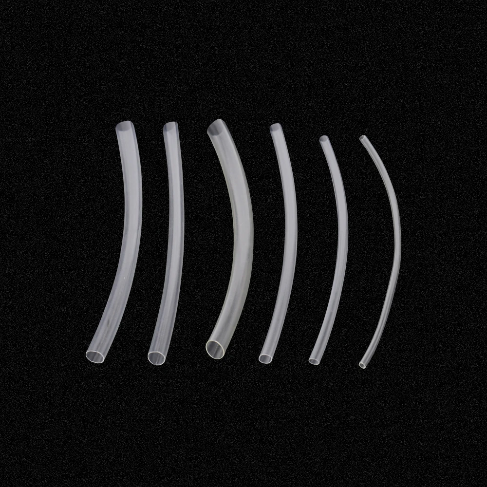 150Pcs Clear 100mm Polyolefin Shrinking Assorted Heat Shrink Tube 2:1 Wrap Wire Cable Transparent Insulated Sleeving Tubing Kit |