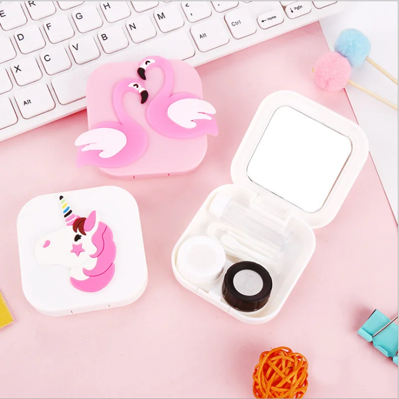 Милый девичий чехол для контактных линз|Аксессуары очков| |