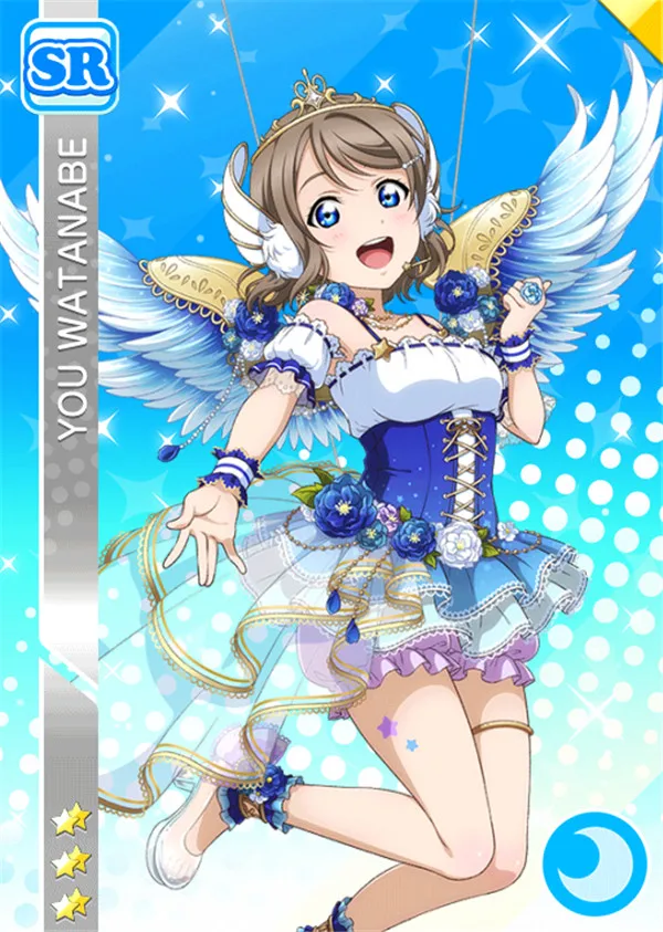 

Аниме LoveLive!Sunshine!Aqours Ватанабе «Ты ангел», Великолепное платье, полный комплект, бесплатная доставка