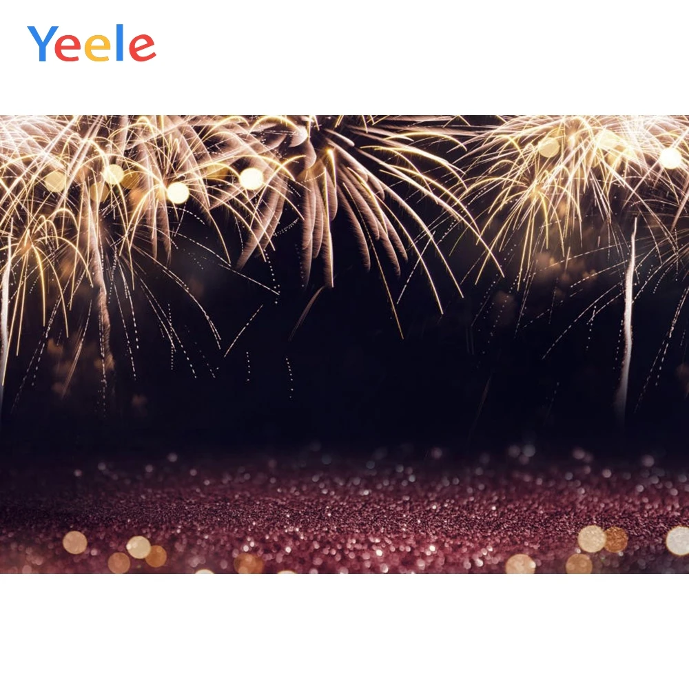 Рождественский Блестящий светильник в горошек Bokeh блестящий фейерверк Фотофон с