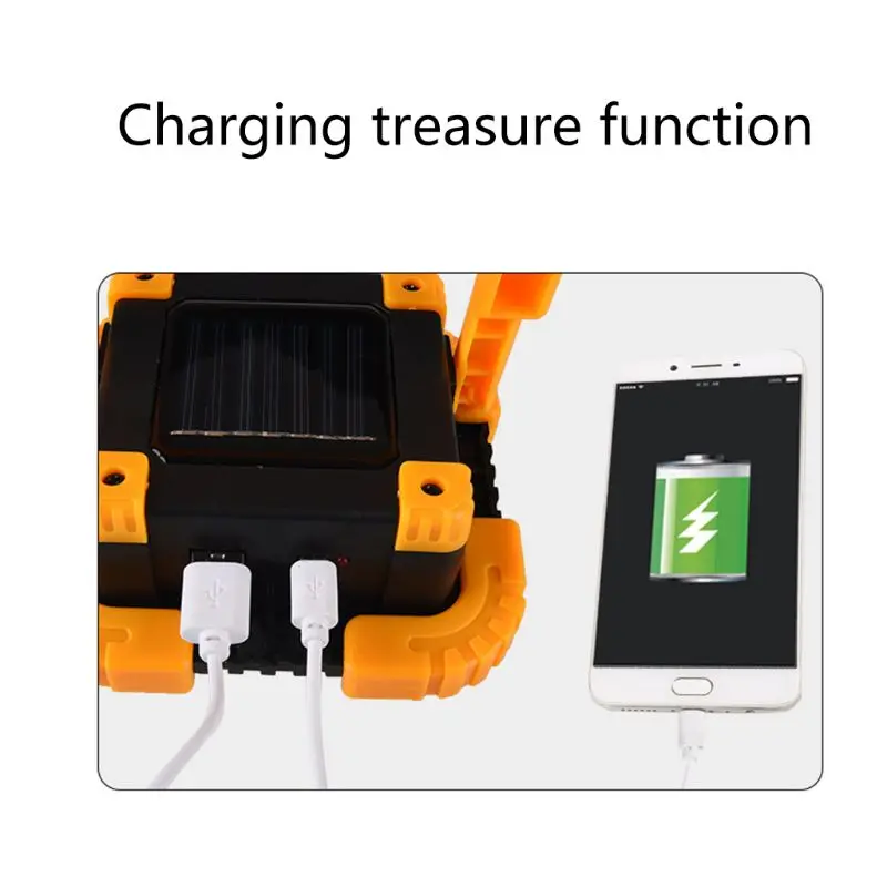 

Rechargeable LED Floodlight Waterproof COB Work Light High-power Portable Searchlight Multipurpose Small Household