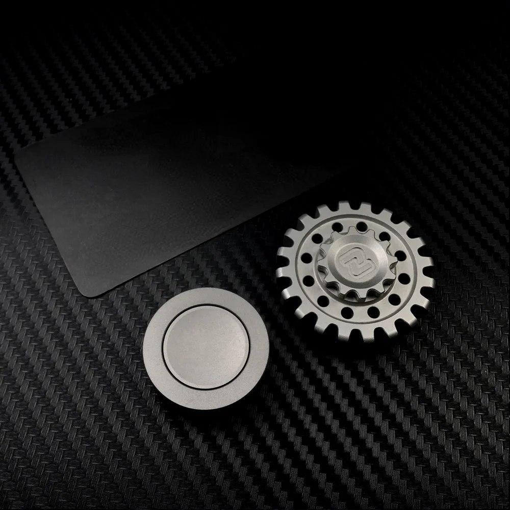 Маленький волшебный торт простой карманный титановый сплав DIY анодная резьба EDC