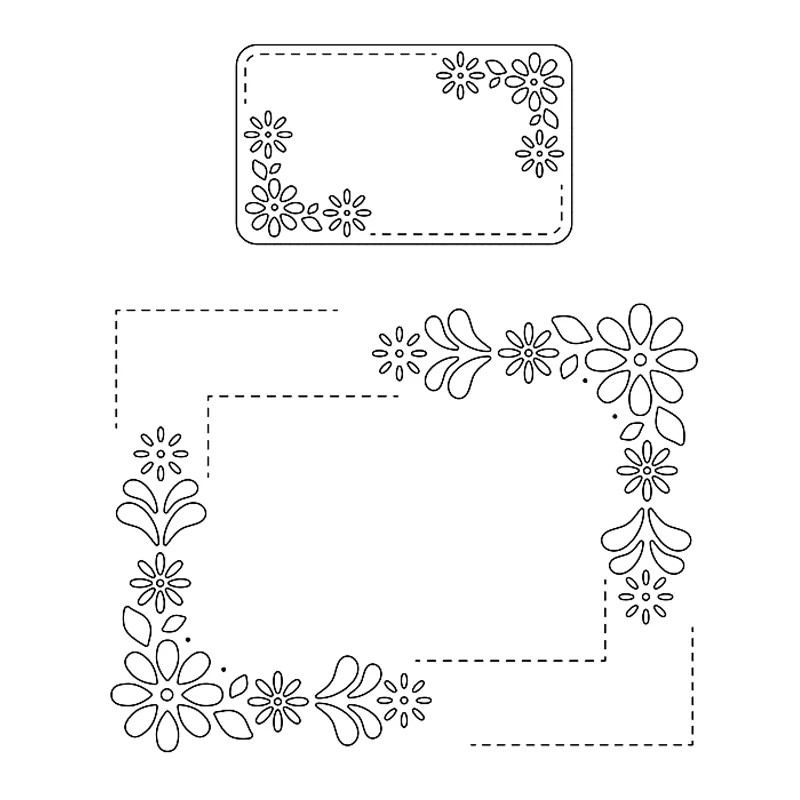 

Пресс-формы красивые цветы Рамка для украшения «сделай сам» для скрапбукинга фотоальбома карточек для творчества 2021 Новинка