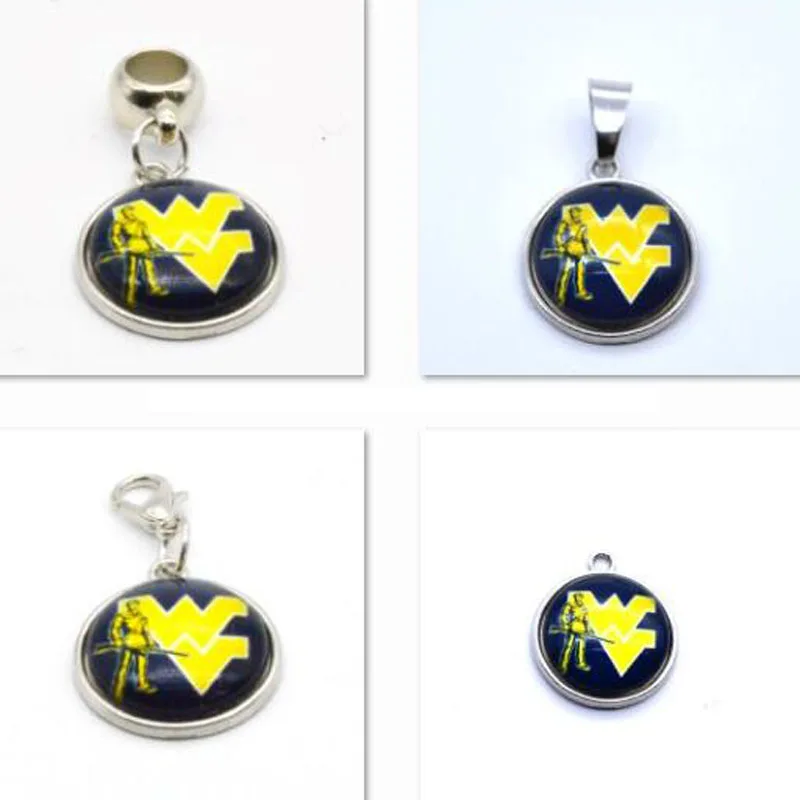 Модные украшения университет WEST VIRGINIA mountaineers NCAA медальон Подвеска для браслетов DIY Подвески Для женщин Подарки