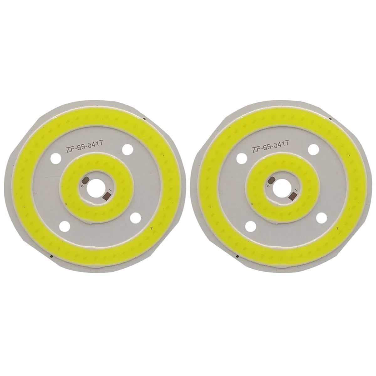 

2pcs/Set DC 12V Round Dual Circle LED Chip 10W Dimmable COB LED Chip 65x65mm ZF-65-0417