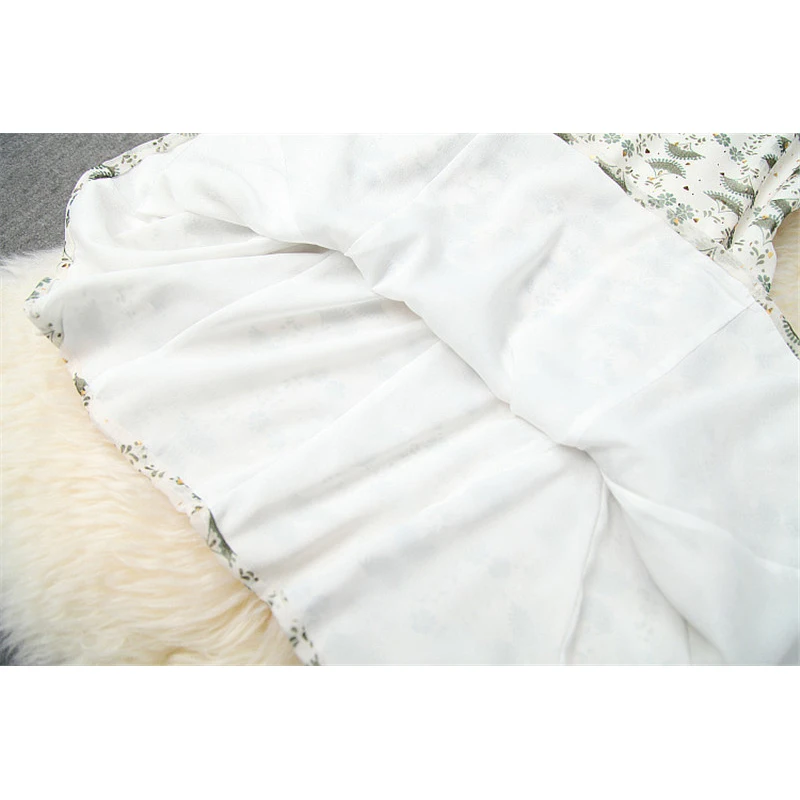 

Fashion Cheongsam Style Summer Short Sleeve Dress Women 2020 New Designer Elegant Stand Neck Vintage Mini Party Dresses Female