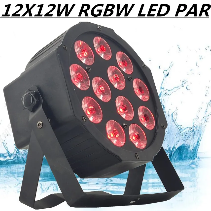 12X12W светодиодный Par Светильник led PAR прожектор RGB dmx512 Диско светильник