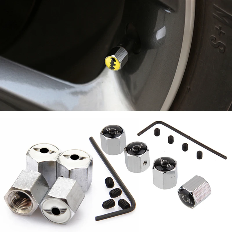 Автостайлинг колпачки для вентиля противоугонного клапана Стайлинг автомобиля