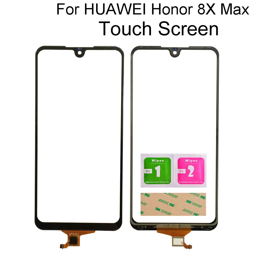 Мобильный дигитайзер панель для Huawei Honor 8X Max / Y экран Передний сенсорный стекло