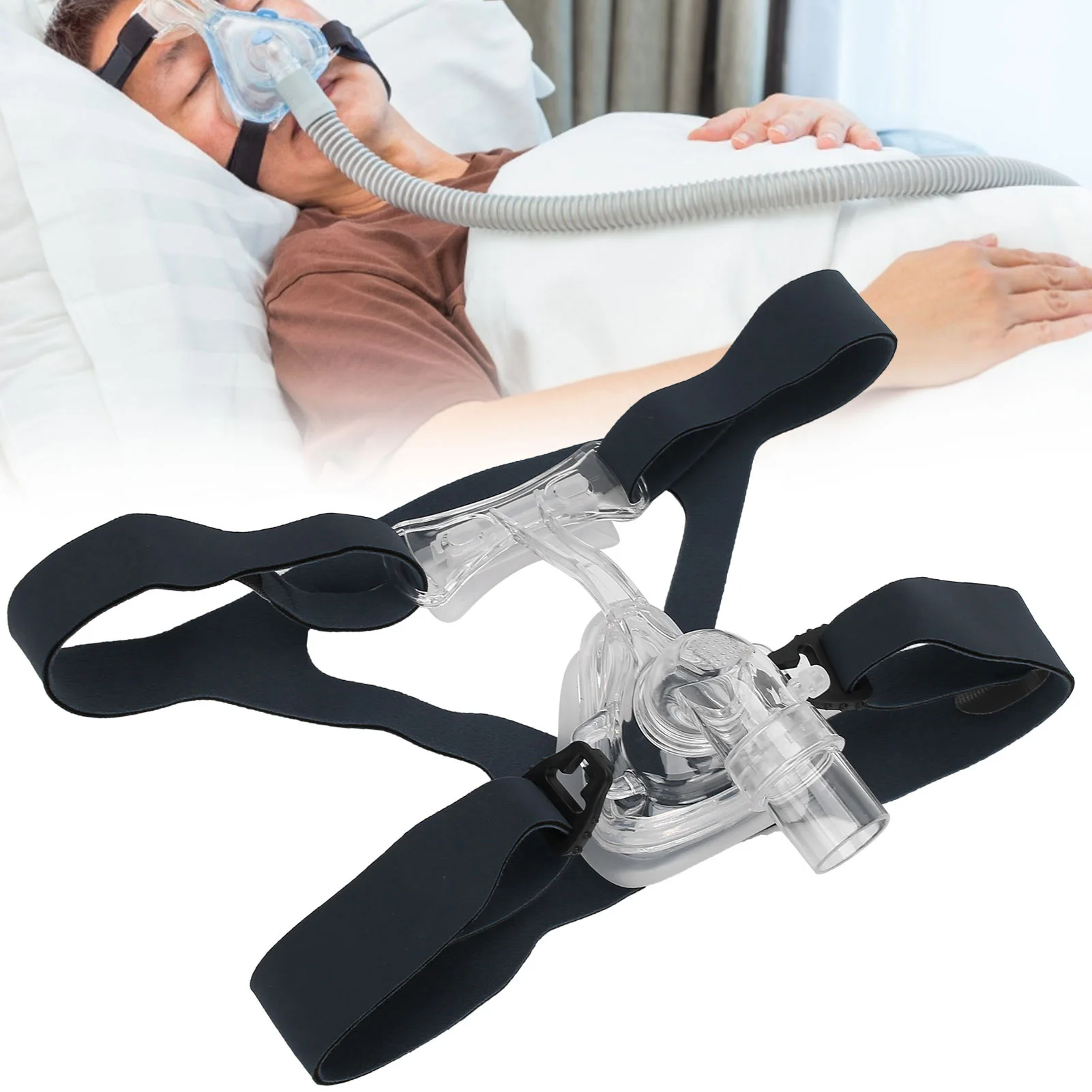 

Дыхательный аппарат, защитная накладка на нос, силиконовый проветриватель, защита для лица, повязка на голову, подходит для респинга