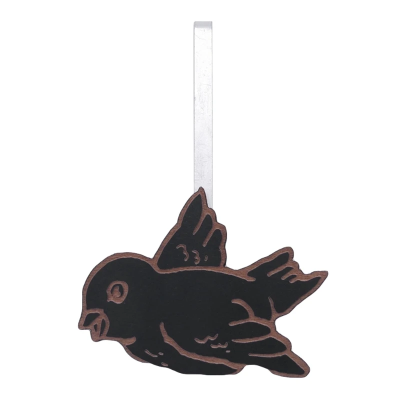 

Wooden House Bird Cuckoo Quartz Wall Clock Time Swing Alarm Watch Horologe Decor