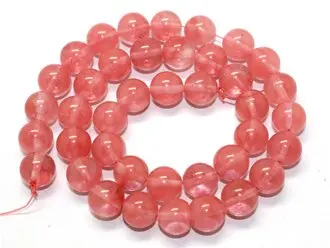 Гладкая розовый турмалин кристалл Бусины круглые каменные бусины DIY ювелирных