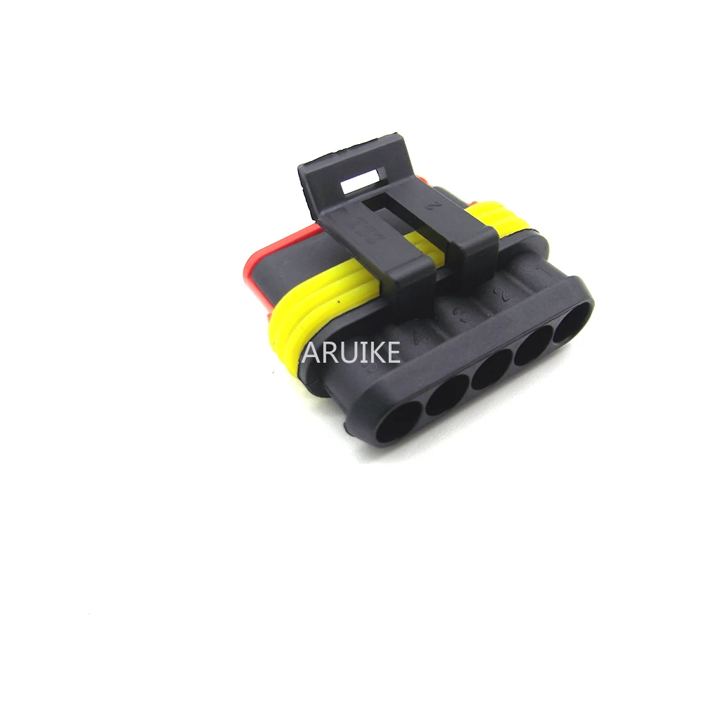 10 комплектов 5 контактный Водонепроницаемый Электрический быстроразъемный