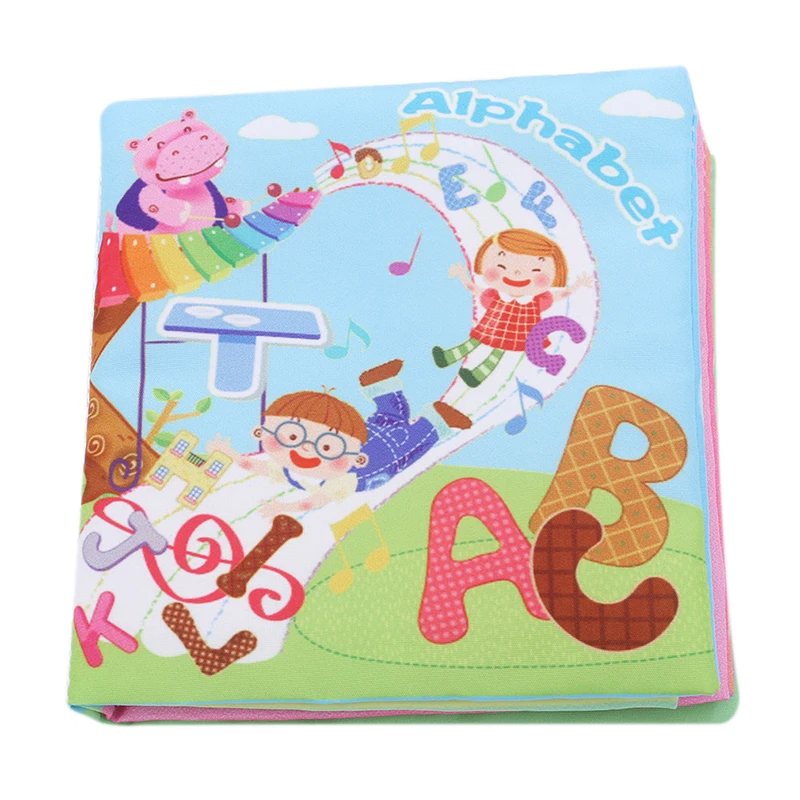 

Animal Embroidery Soft Cloth Book Baby Learning Education Animal Fabrics Cognitive Books Baby Kids Early Learning Cloth Books