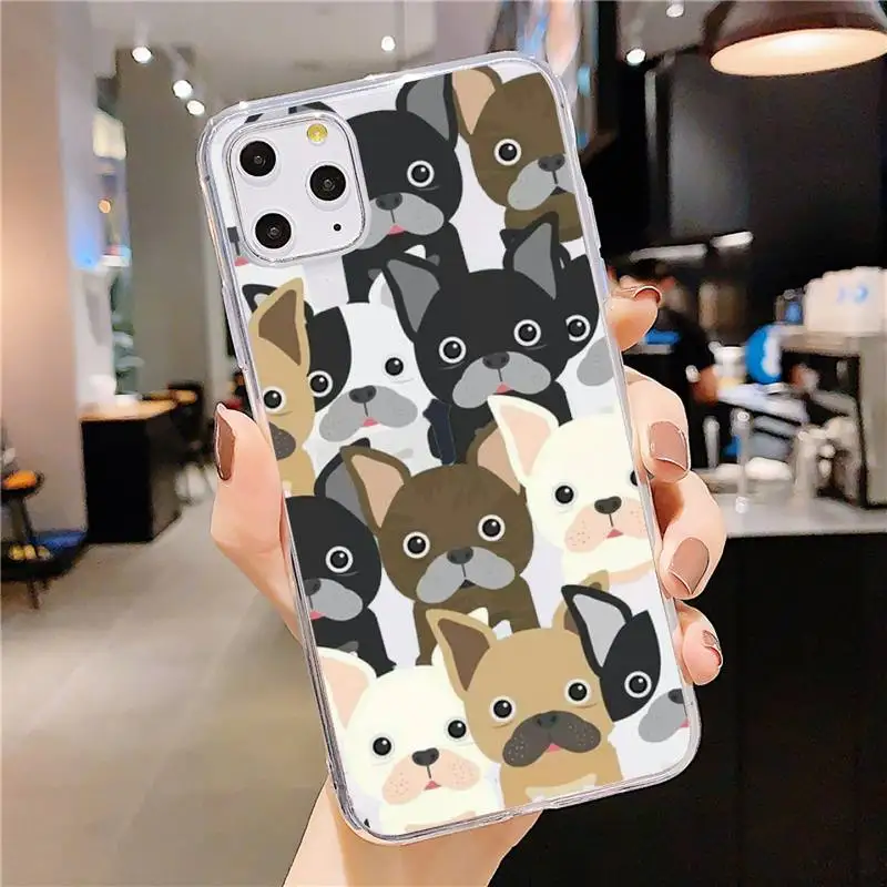 

American Pit Bull Terrier Phone Case Transparent for iPhone 6 7 8 11 12 s mini pro X XS XR MAX Plus