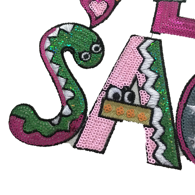 DZ Новое поступление VER-SACE блестками гладить на патчи для одежды аксессуары сделай