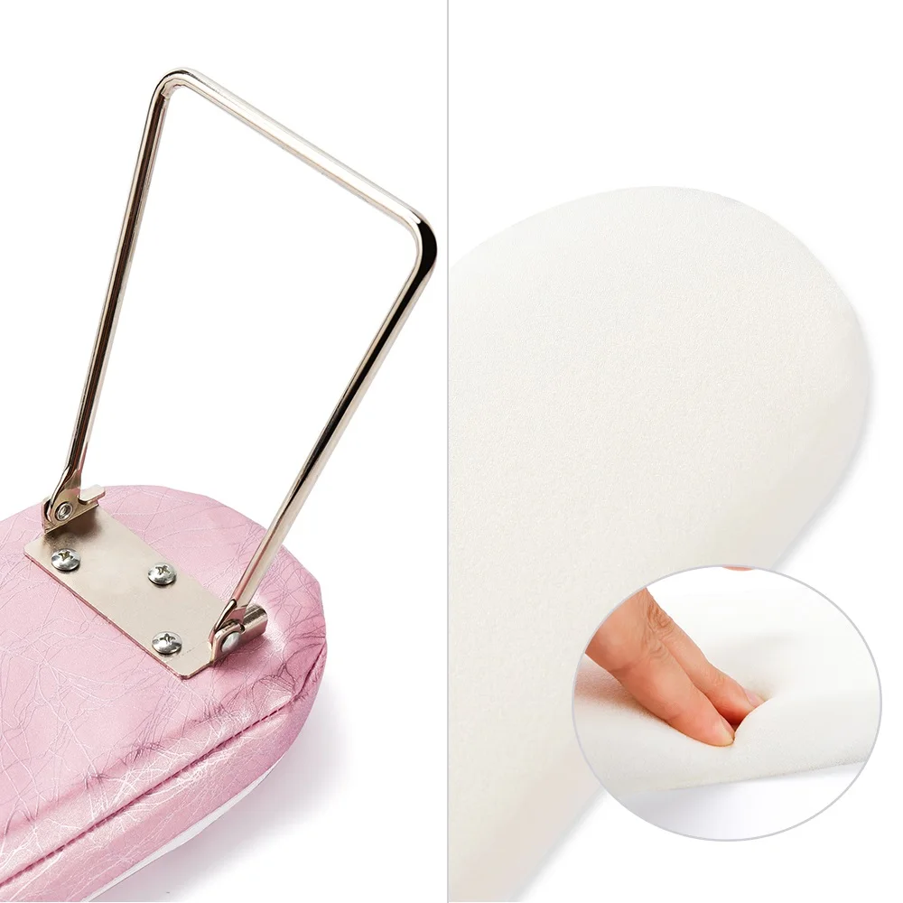 Кожаный держатель для рук ногтей Подставка маникюрная подушка подставка из