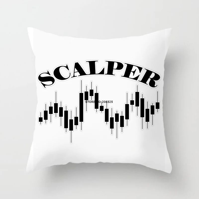 

ZENGA Scalper Pillow Case Novelty Investment Day Cushion Cover Pillow Cover Decorative Pillows For Sofa Home Decor Pillowcase