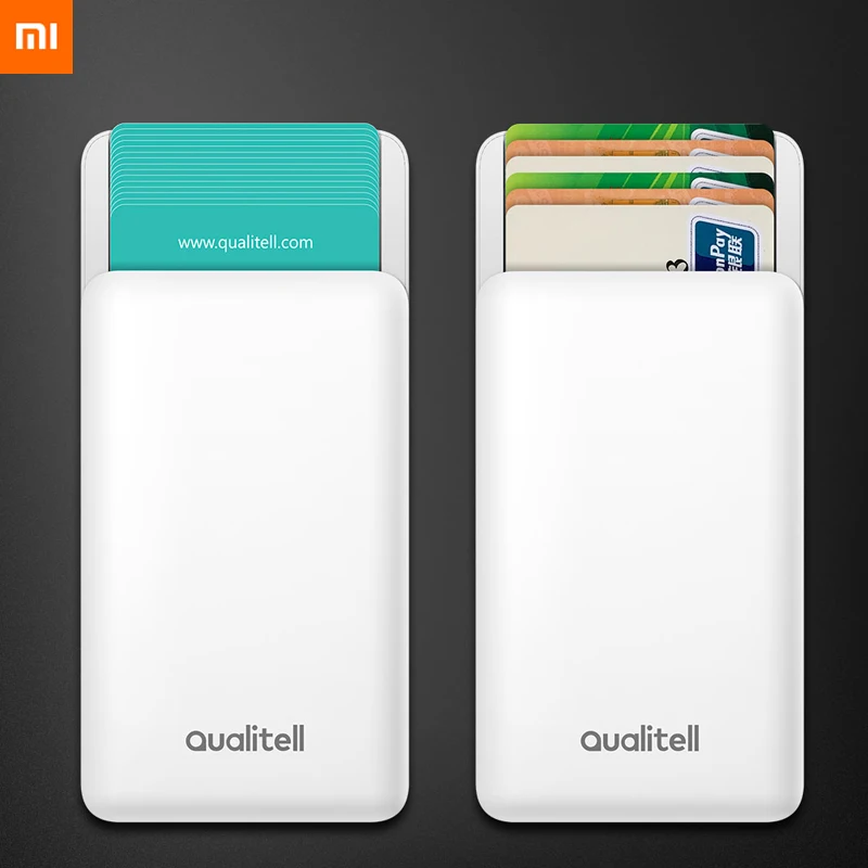 Xiaomi Youpin Qualitell бизнес держатель для карт дизайн слайдов хранение банковских