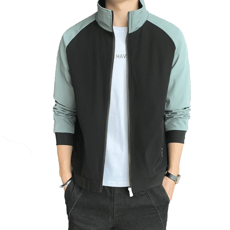 

2021 Spring Casual Men's Jacket Casual Clothing Spring and Autumn Thin Jacket All-match Fashion Men's Clothing M-4XL Size