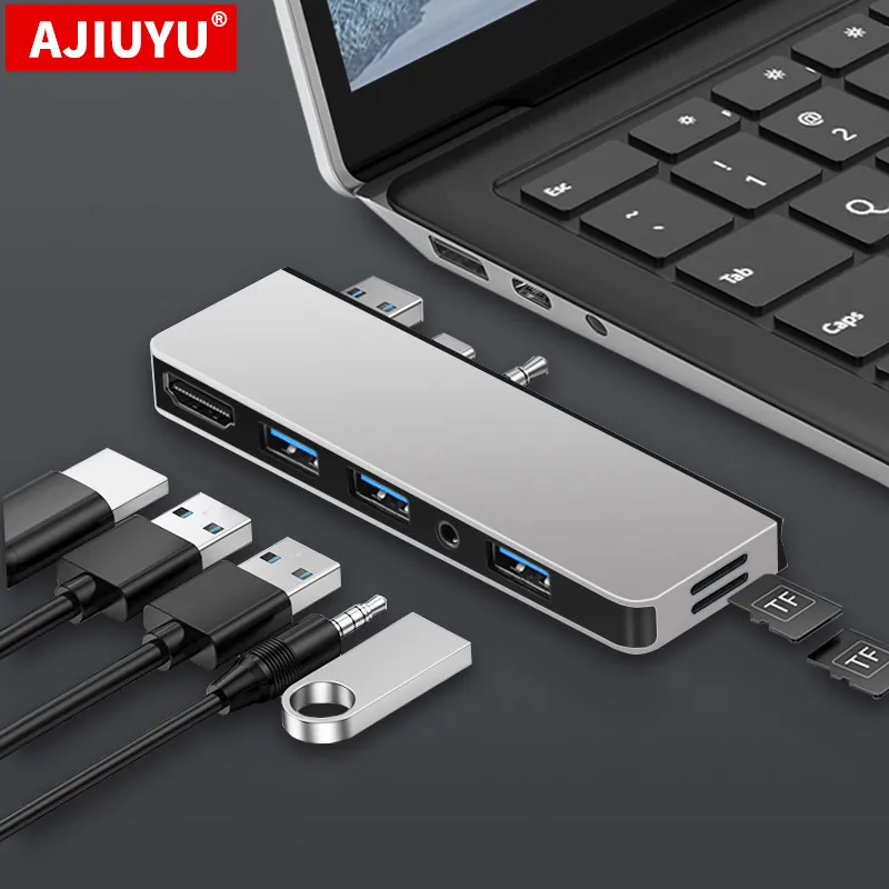 USB 3 0 концентратор к мульти USB3.0 кард ридер с разрешением 4K HDMI 5 мм аудио разъем TF Micro