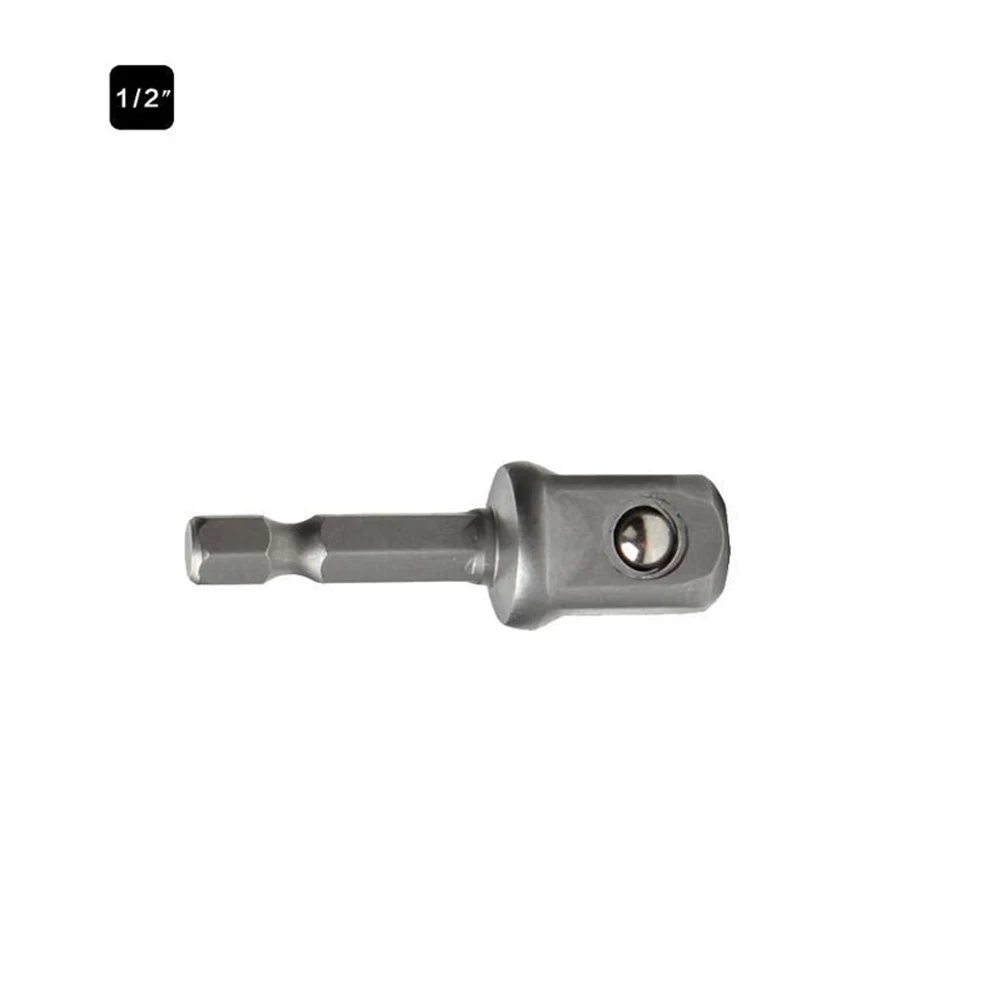 

2Pcs Socket Adapter Set Socket Adapter Drill Bit adapter Socket Set Hex Shank To 1/2in