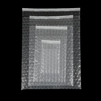 100pcs self sealing plastic shockproof bag clear bubble foam packing bags double film cushioning bag bubble mailer envelopes