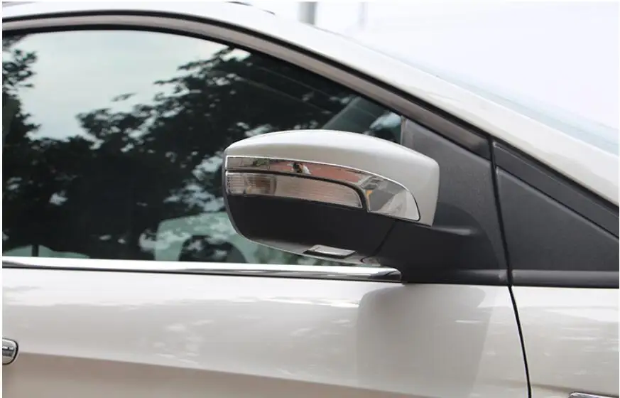 Автомобильный Поворотный Светильник хромированная боковая крышка зеркала