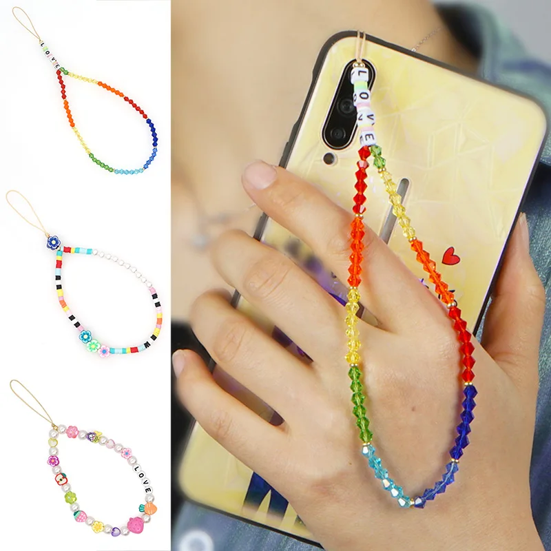 

Phone Case Hanging Rope Key Holder Vintage Mobile Phone Straps Lanyard Woven Star Strap Wrist Rope Hanging Neck Rope