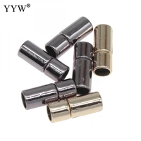 1pcs stainless steel magnetic clasps 20x7mm column shape for diy leather bracelets connector buckles jewelry making clasp