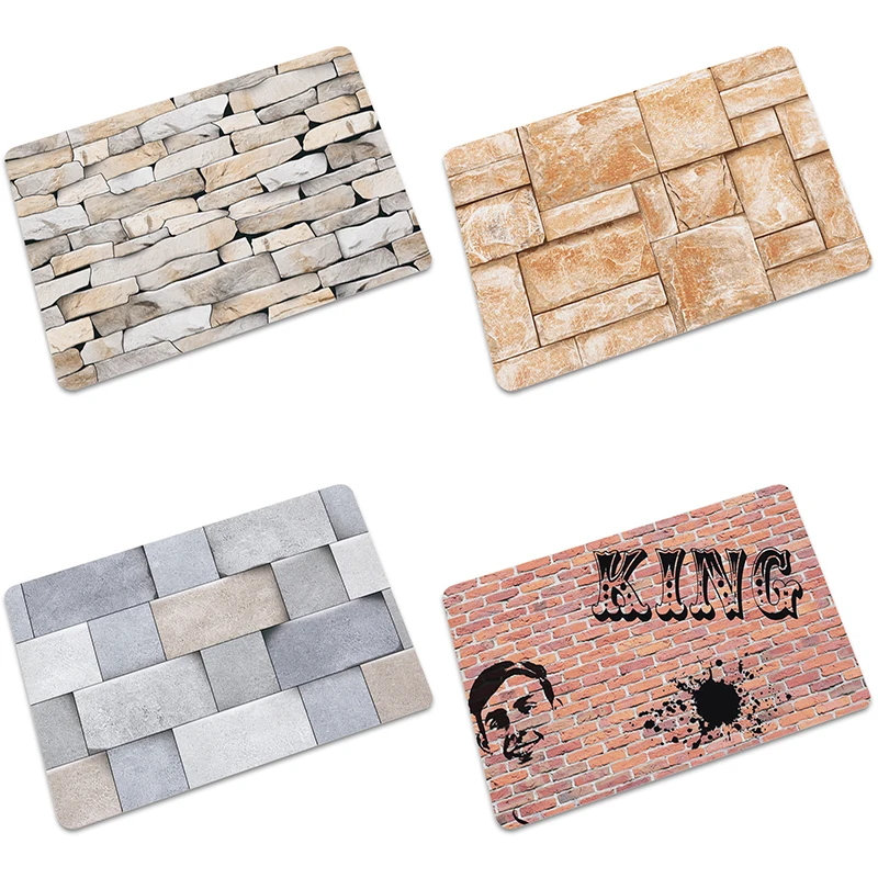 

Front Door Mats Rubber Doormat for Entrance Door Creative Bathroom Welcome Entrance Door Mat Bath Kitchen Hallway Floor Mats