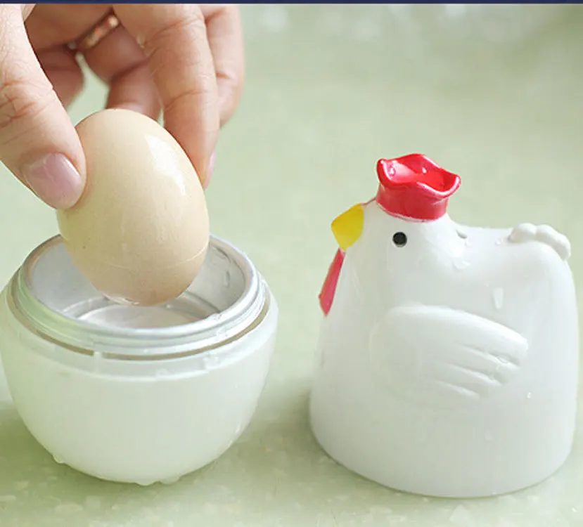 

Chick-shaped 1 boiled egg steamer steamer pestle microwave egg cooker cooking tools kitchen gadgets accessories tools