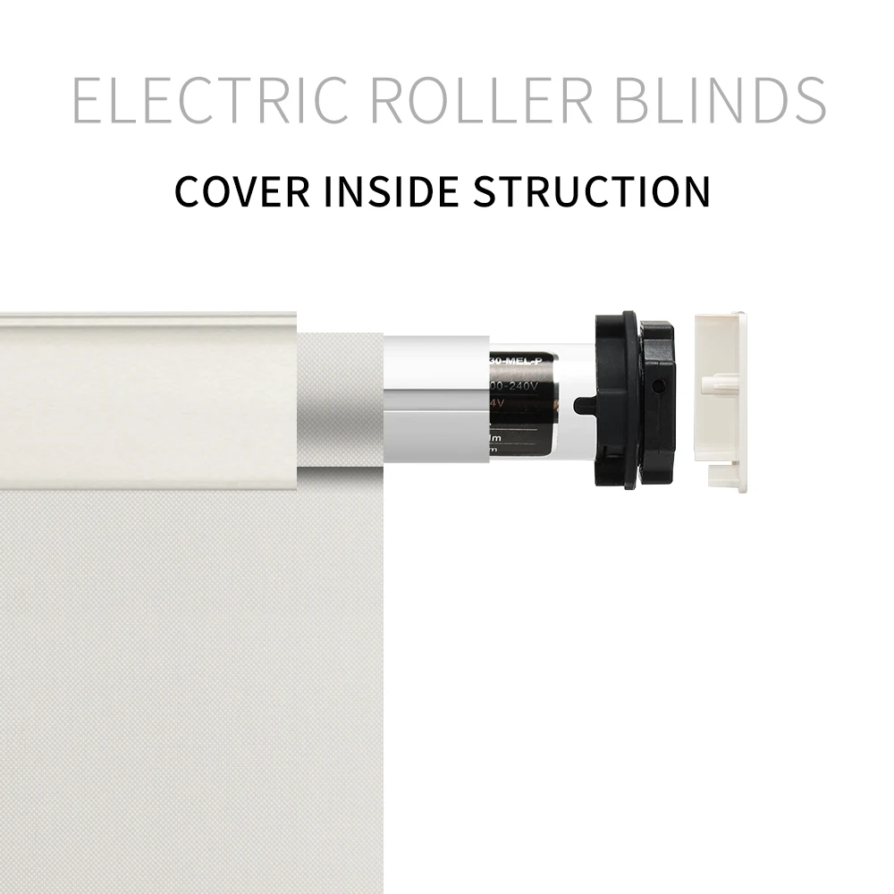 Электрические роликовые жалюзи с крышкой 100 240 В/варианты двигателя аккумулятора