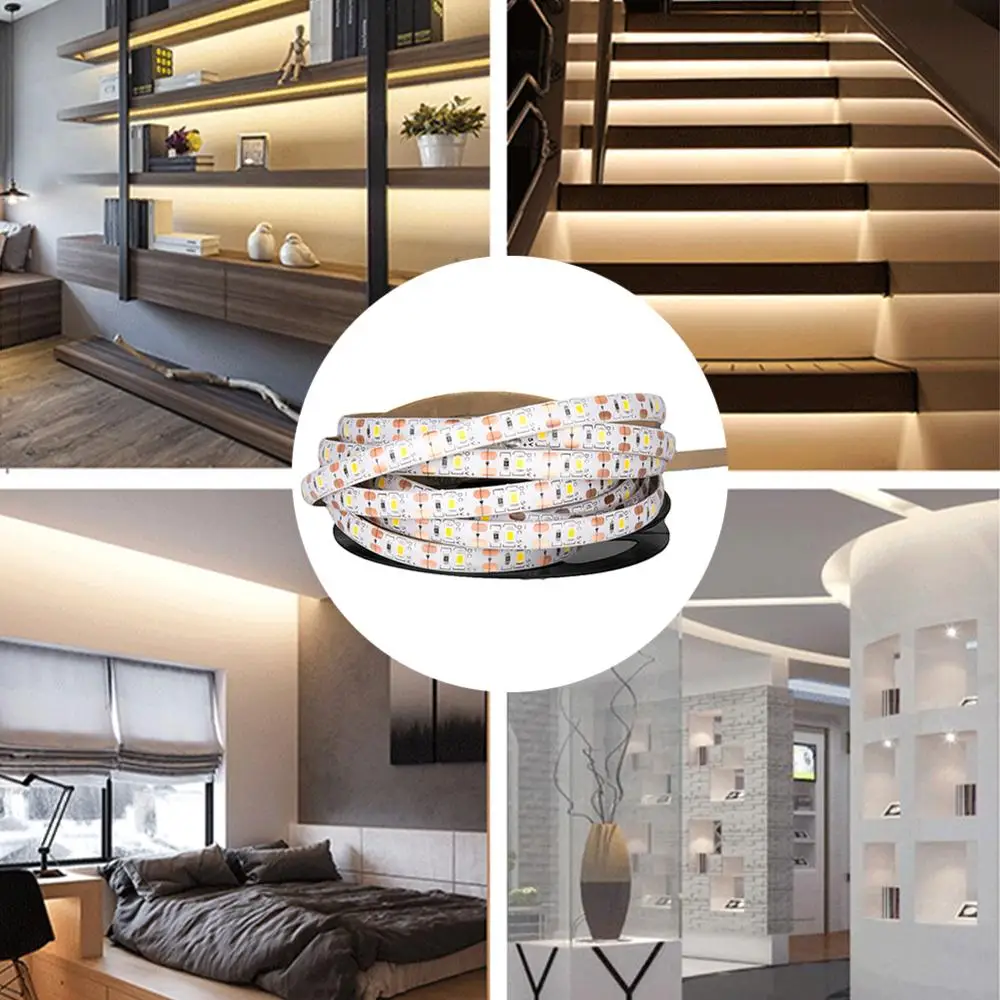 4/5 м 2835 водонепроницаемый Светодиодные ленты светильник ремень USB DC12V гибкий