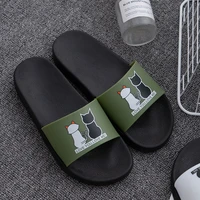 2022 the latest cartoon sandals mens indoor and outdoor anti slip soft soles wear resistant fashion mens slippers women shoes