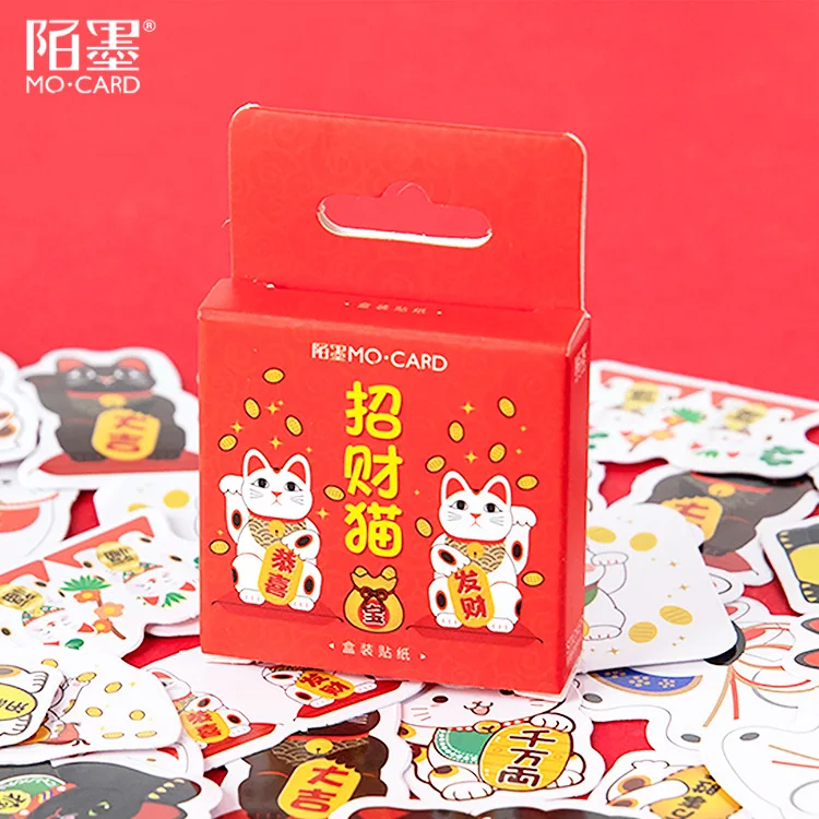 45 шт. Lucky Bless с кошкой для пишущих принадлежностей декоративный стикер DIY альбом