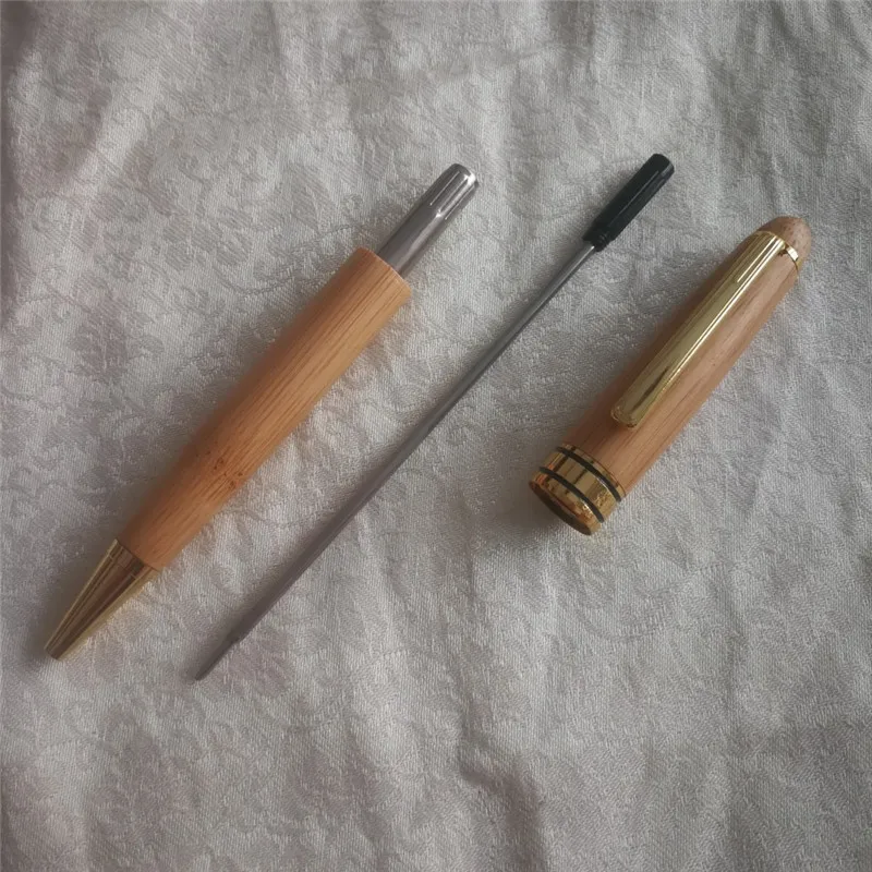 2019 новые канцелярские товары бамбуковая ручка шариковая вращающаяся офисная