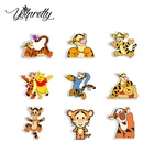 2021, броши с мультяшным рисунком из мультфильма Winnie Tigger Jump Tiger, Акриловые Броши из эпоксидной смолы