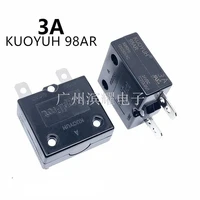3pcs taiwan kuoyuh 98ar 3a overcurrent protector overload switch automatic reset