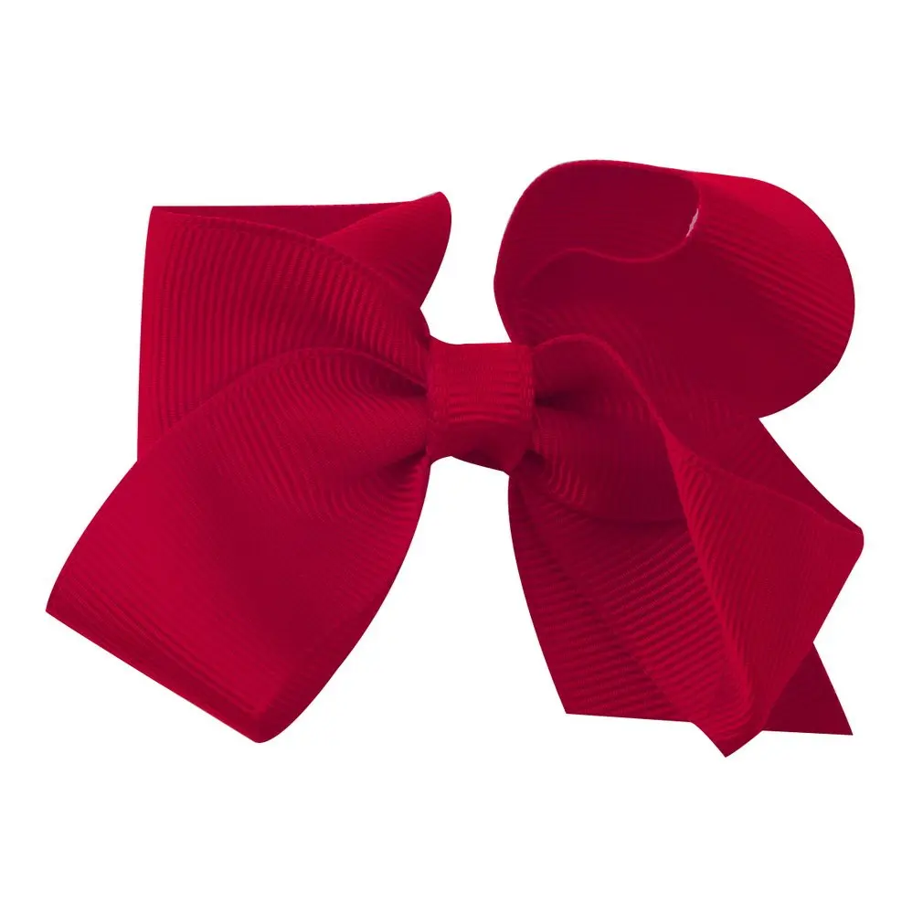 Новинка хит продаж заколка для волос с бантом из ленты цветами банты девочек