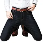 Модные брендовые джинсы CW от известного бренда 2021, облегающие прямые деловые повседневные черные эластичные хлопковые джинсовые брюки, брюки