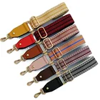 Ремень на плечо для женщин, модный Регулируемый саквояж с полосой пропускания, с цветной вышивкой, аксессуар