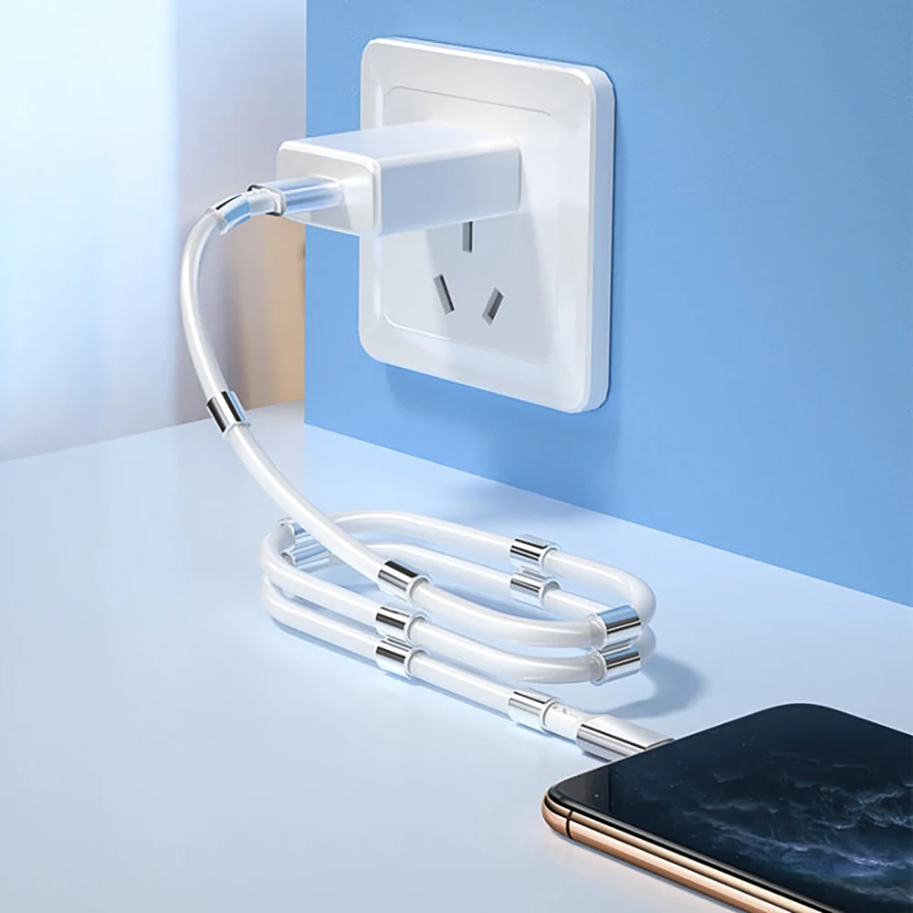 Магнитное притяжение supercalla USB кабель для зарядки Мобильный телефон Быстрая